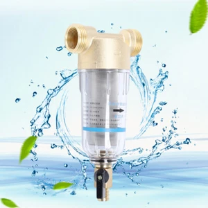 Vorfilter Wasserfilter Gartenpumpe Hauswasserwerk Rückspülfilter Edelstahlfilte - Bild 1 von 11