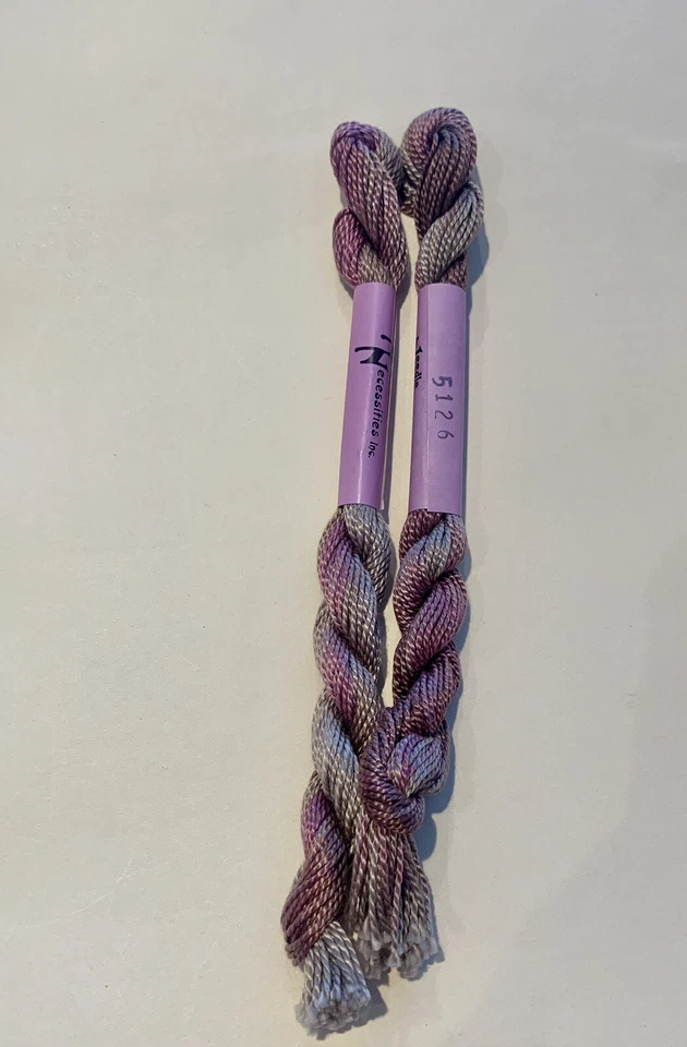 Perle Cotton #5 Needle Necessities 20 yds/1 Skein #5126 Taupe/Rose (variegated) - Image 1 of 1