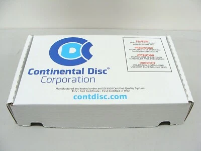New Continental Disc 2" 50mm Sanitrx SF 316/316/EPDM 45 PSG Gas Rupture Disc  - Image 1 of 4