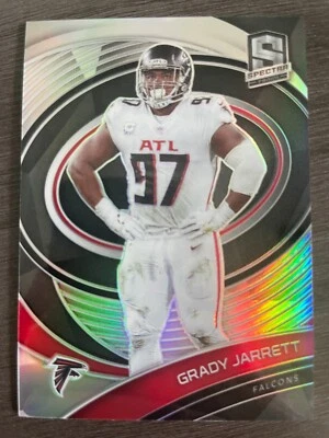 2021 Panini Spectra Grady Jarrett #4 Atlanta Falcons Silver Prizm serial /149 - Image 1 of 2