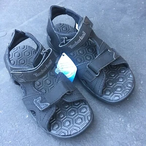 Timberland Youth Adventure Seeker 2 Strap Black Sandal TB03471A Brand New - Picture 1 of 8