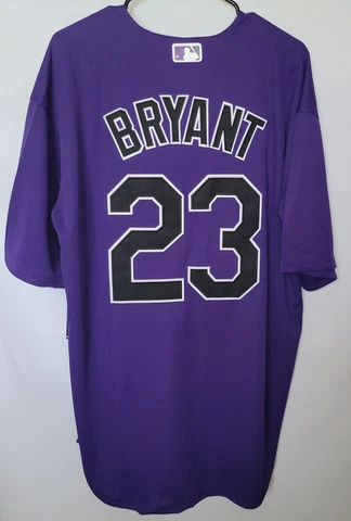 Men's Colorado Rockies Kris Bryant Nike Purple Alternate Player Jersey 3XL Cover