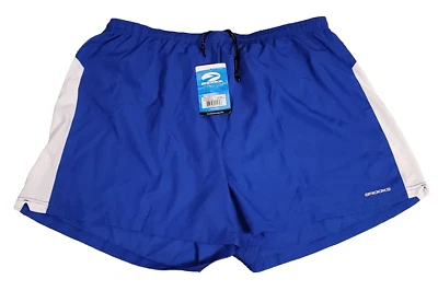 Pantalones Cortos para Correr Brooks Tempo II Equilibrium Technology Para Hombre Talla XXXL Azul y Blanco Foto 1 de 4