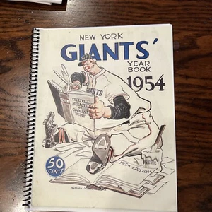 NY Giants Baseball 1954 Yearbook Reprint Rare - Picture 1 of 2