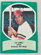 1990 AAA All Star Game Baseball ProCard#10-Leo Gomez, Rochester Red Wings