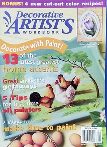 Decorative Artists Workbook Magazine Painting Ideas February 2004 - Picture 1 of 4