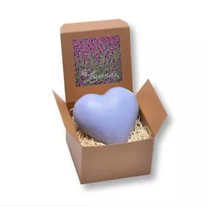 Heart Shaped Soap - Lavender Fragrance - Made in France, Boxed, Price is for 1 - Picture 1 of 1