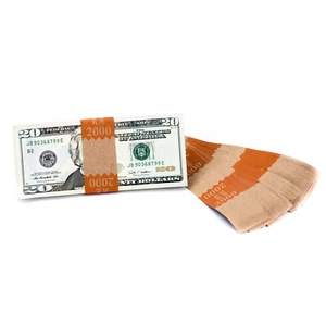 Natural Kraft Saw-Tooth $2,000 Currency Band (500) - Picture 1 of 2