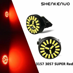 For Auto Tahoe 2007-2013 3156 3157 4157 Red LED Brake Stop Tail Light Bulbs - Picture 1 of 9