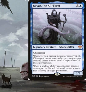 Orvar, the All-Form Commander Deck MTG EDH Ready-to-Play Copy Control Blue Magic - Picture 1 of 12