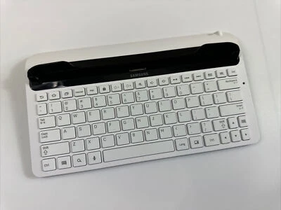 Samsung Keyboard Dock for Galaxy Tab 10.1 White Model ECR-K14AWE - Image 1 of 4