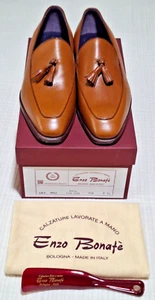 Enzo Bonafe Dress Shoes Loafer 8.5 US 7.5 UK Inca Col.4340 Art 3862 773 New - Picture 1 of 6