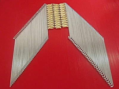 Fit SUZUKI B100 B100P B105P B120 KT120 FRONT/REAR  SPOKE+NIPPLE SET "GOLD" VI Foto 1 de 4