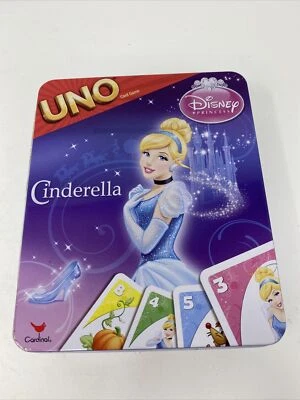 Disney Cinderella Uno Collector Tin and Card Game - Image 1 of 3