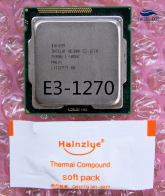 Intel Xeon E3-1270 SR00N 3.4GHz Quad Core LGA 1155 Processor CPU - Image 1 of 2