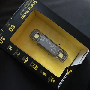 Moon Gemini Front USB rechargeable LED Front Light bn boxed - Picture 1 of 2