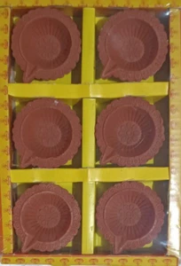Avador® 18pc Handmade Clay Diya Indian Puja Oil Lamp, Mitti Diya for Diwali D-9 - Picture 1 of 2