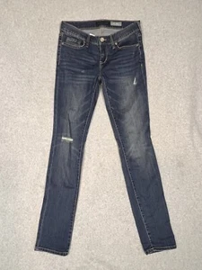 Aeropostale Skinny Jeans Denim Blue Size 4R Low Rise Stretch - Picture 1 of 13