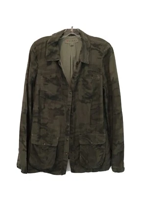 Guess Camouflage Light Jacket Blouse Sz Medium - Image 1 of 4