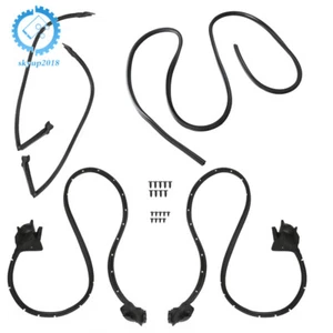 Weatherstrip Kit 5pcs Door Roofrail Trunk Fit For Camaro Firebird TA 1970-1981 - Foto 1 di 18