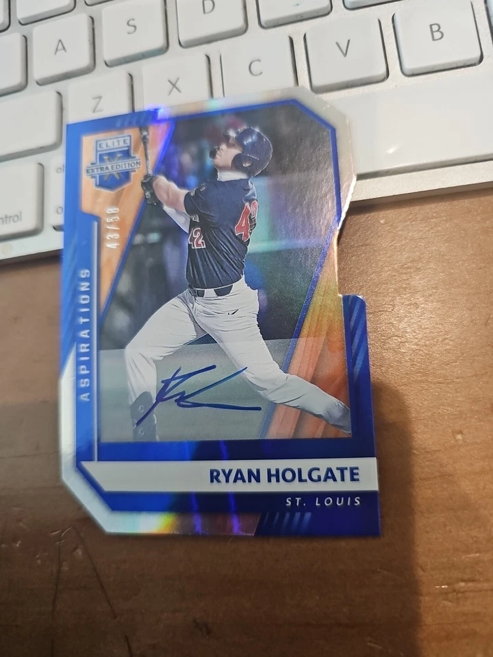 2021 Elite Extra Edition Signatures Ryan Holgate Aspirations Die Cut /58  - Image 1 of 1