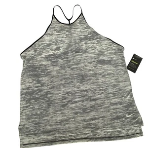 NEW Nike Breathe Strappy Racerback Tank Top Women's Size XL Gray AQ4473 010 - Picture 1 of 10
