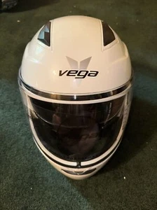Vega Caldera Modular Helmet WHITE ECE R 22.05 Size L - Picture 1 of 5