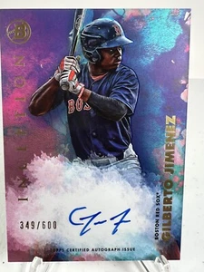 2021 Bowman Inception Inception Auto /600 Gilberto Jimenez #PA-GJ Auto - Picture 1 of 2