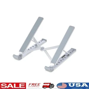 Foldable Laptop Riser Stand Adjustable Height Portable Anti-Slip W/ Ventilation - Picture 1 of 3
