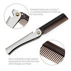 Men's Folding Pocket Hair Comb Stainless Steel Plastic Fine Tooth Beard Comb