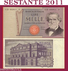 ITALY ITALIA 1000 1.000 LIRE VERDI 2° TIPO 30.5. 1981, P. 101h, FDS / UNC - Imagen 1 de 1