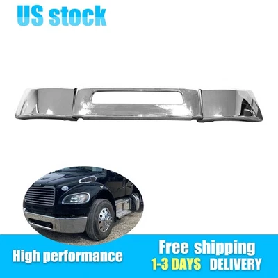 3PCS Bumper Chrome  Silver For 2003-2021 Freightliner M2 106 112 Business Class - Image 1 of 3