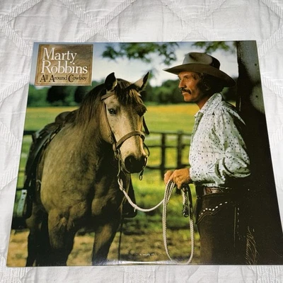 MARTY ROBBINS All Around Cowboy LP Vinyl 1979 NM Country  Billy Sherrill  - Image 1 of 4