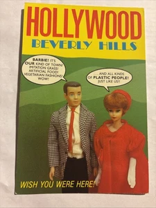1989 Am. Postkarte Co Nostalgische Barbie #1333. Hollywood - Bild 1 von 2