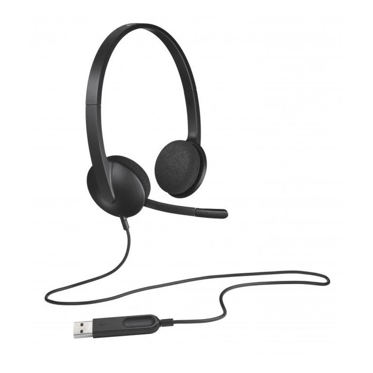 Logitech H340 USB Computer Headset Auricolare Cablato A Padiglione Ufficio USB t - Immagine 1 di 1