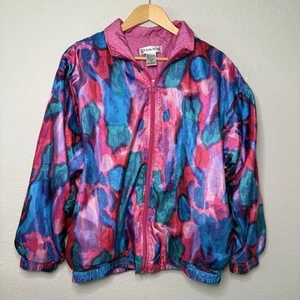 Vintage 90s Y2K Chaver Jogger Jacket Women’s Medium Zip Up - Bild 1 von 6