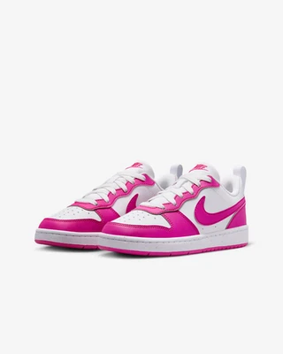 Zapatilla deportiva Nike Big Kids Court Borough Low Recraft en blanco/pnk, diferentes tallas, DV5456-123 Foto 1 de 4