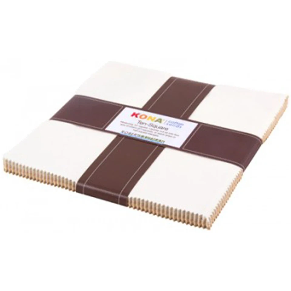 TEN-1037-42 - 10in x 10in - Kona 100%  Cotton Solids - BONE - 42pcs Layer Cake - Image 1 of 1