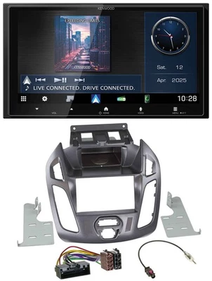 Kenwood Bluetooth 2DIN USB DAB MP3 Autoradio für Ford Transit ohne Display 2012- - Bild 1 von 4