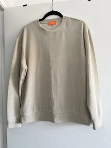Negative Space Herren Sweatshirt Medium Creme Cord Rundhals Pullover Gerippt XL - Bild 1 von 9