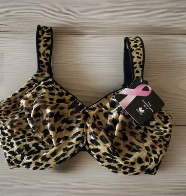 Sujetador Wacoal para mujer 34DDD Animal Leopard Awareness con aros cobertura completa 855167 Foto 1 de 4