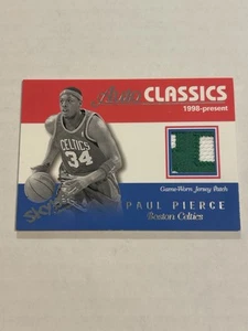 2003-04 SKYBOX AUTOGRAPHICS PAUL PIERCE 35/45 AUTO CLASSICS GAME USED PATCH G1 - Picture 1 of 2