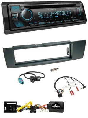 Kenwood Bluetooth USB CD Lenkrad DAB Autoradio für BMW 1er E87 3er E90-3 X1 E84 - Bild 1 von 4