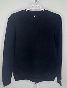 Starter Black Label Sweatshirt mit Rundhalsausschnitt Herren Größe Large schwarz neu mit Etikett - Bild 1 von 7