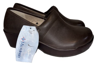 JBU Jambu Zueco Zapatos Córdoba Cuero Marrón Espuma con Memoria Mujer Talla 7 M Foto 1 de 4