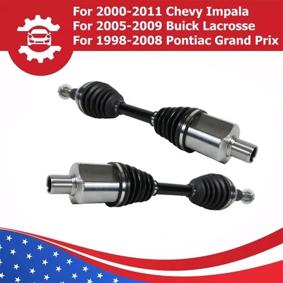 Conjunto de eje CV delantero para Pontiac Grand Prix SE GT GTP 1998-2008 Foto 1 de 4