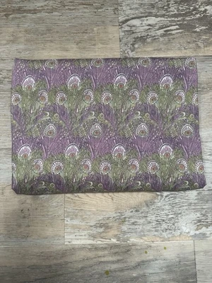 Liberty Of London Fabric Caesar Purple/Green Tana Lawn 4YDS - Image 1 of 4