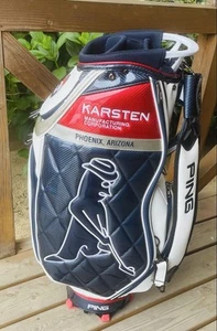 PING Golf Bag Carry Cart Caddy Bag Rare Japan Used - Picture 1 of 6