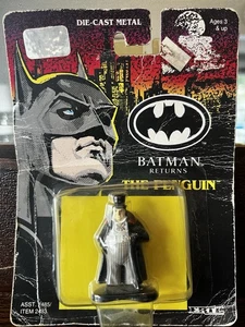 Vintage Batman Returns THE PENGUIN Die-Cast Metal Figure 1991 Unpunched -- NEU! - Bild 1 von 3