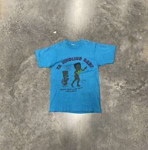 T-shirt vintage I Simpson barba nera Betty Boop piccola anni 80 cartone animato bootleg maglietta - Foto 1 di 4